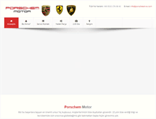 Tablet Screenshot of porscheservis.com